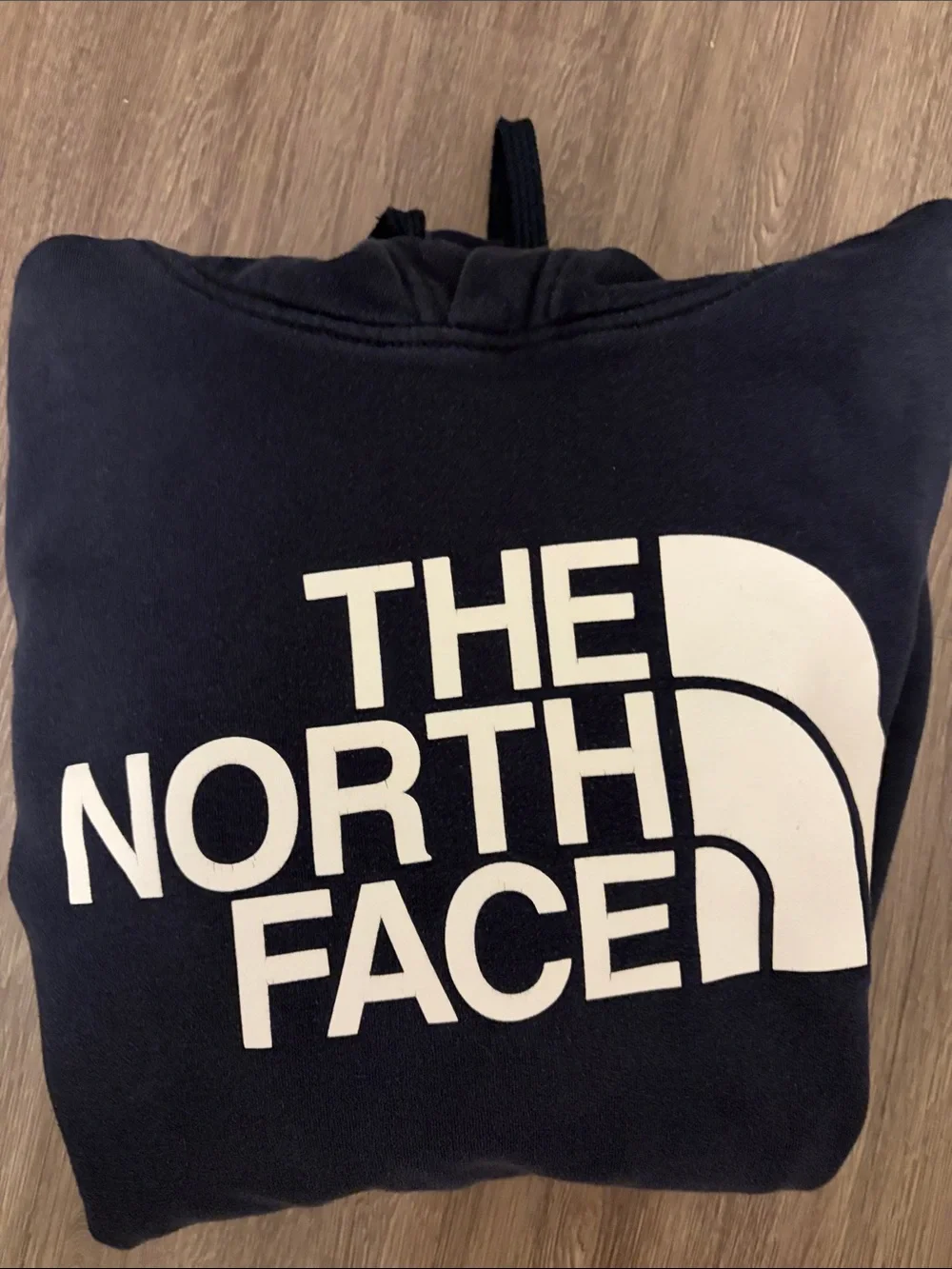 The North Face Men's Navy Blue Logo Crewneck Hoodie